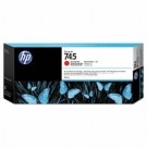 HP F9K06A, 745, Ink Cartridge Chromatic Red, 300ml, Designjet Z2600, Z5600- Original