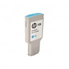 HP F9K17A, 728, Ink Cartridge Cyan, 300ml, Designjet T730, T830- Original 