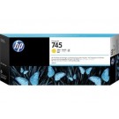 HP F9K02A, 745, Ink Cartridge Yellow, 300ml, Designjet Z2600, Z5600- Original