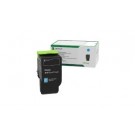 Lexmark 78C2XC0, Toner Cartridge Extra HC Cyan, CS421, CS521, CX622, CX625- Original