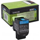 Lexmark 80C20C0, Return Program Toner Cartridge Cyan, CX310, CX410, CX510- Original