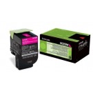 Lexmark 802SM, Return Program Toner Cartridge Magenta, CX410, CX510- Original