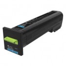 Lexmark 82K1UC0, Return Programme Toner Cartridge Ultra HC Cyan, CX860- Original 