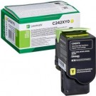 Lexmark C242XY0, Return Program Toner Cartridge Extra HC Yellow, C2425, C2535, MC2535, MC2640- Original