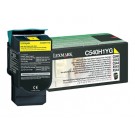 Lexmark C540H1YG, Return Program Toner Cartridge HC Yellow, C540, C543, C544, C546- Original