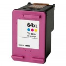 HP N9J91AN, 64XL, Ink Cartridge HC Tri-Color, ENVY Photo 5010, 6222, 6258, 7158- Original