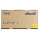 Olivetti B1266, Toner Cartridge Yellow, d-Color MF759- Original