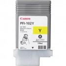 Canon 0898B001, Ink Cartridge Yellow, iPF500, iPF510, iPF600, iPF605, PFI-102Y- Original  