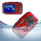 16MP, 2.7" Waterproof Digital Video Camera / Underwater DV Camcorder- Red and Black