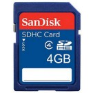 Sandisk 4GB SDHC Card - Class 4