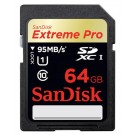 Sandisk Extreme Pro SDXC 64GB 95Mbps
