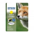 Epson T1284, Ink Cartridge Yellow, Stylus S22, SX125, SX130, SX230- Original