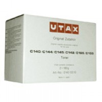 UTAX C140, C142, C144, C145, C155, C185 Toner Cartridge - Black Genuine (2x180g) (014010010)
