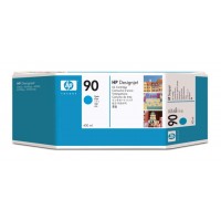 HP C5061A, No.90, Ink Cartridge HC Cyan, Designjet 4000, 4500, 4502- Original