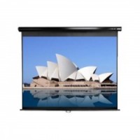 Elite M135UWH2-BLACK Manual Pull Down Projection SCreen