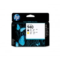 HP C4900AE No.940 Black & Yellow Printhead, Pro 8500- Genuine