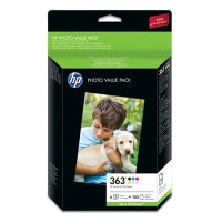 HP Q7966EE No.363 Ink Cartridge - 6 Colour and Paper Multipack Genuine