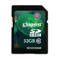 Kingston 32GB SD SDHC Class 10 Memory Card for Ricoh WG-4 Camera