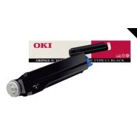OKI 41012305 Toner Cartridge, Page 8C - Black Genuine