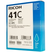Ricoh GC41C, Gel Cartridge Cyan, SG3100, SG3110, SG3120, SG7100- Original