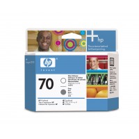 HP C9410A No.70 Gloss Enhancer & Grey Printhead Genuine