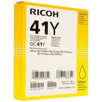 Ricoh GC41Y, Gel Cartridge Yellow, SG3100, SG3110, SG3120, SG7100- Original