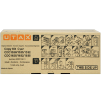 UTAX 652010011, Toner Cartridge- Cyan, CDC 1520, 1525, 1532, 1625, 1632, 1635- Genuine 