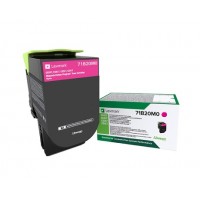 Lexmark 71B20M0, Return Program Toner Cartridge Magenta, CS317, CS417, CX517- Original