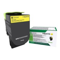 Lexmark 71B2HY0, Return Program Toner Cartridge HC Yellow, CS417, CS517- Original