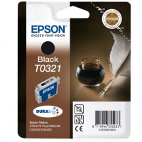 Epson T321 Ink Cartridge - Black Genuine 