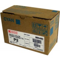 Ricoh 885485 Toner Cartridge HC Cyan, Type P2, 2228C, 2232C, 2238C - Genuine  