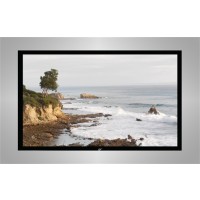 Elite R92WH1-BLACK EZ Frame Fixed Frame Projection Screen