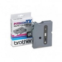 Brother TX-751, Black on Green 24mm Gloss Tape, PT7000, PT8000- Original