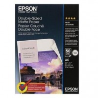 Epson C13S041569, Double Sided Matte Paper 178GSM, A4, 50 Sheets for Matte Paper Printers