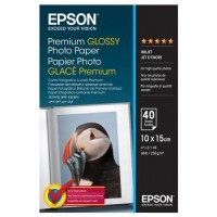 Epson C13S042153, Photopaper Glossy Premium, 10x15, 40 sheet, 255g/qm 