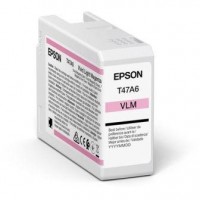 Epson C13T47A600, T47A6, UltraChrome Pro 10 Ink Cartridge Vivid Light Magenta, SC-P900- Original