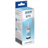Epson C13T67354A, Ink Bottle Light Cyan, 70ml, L850, Ecotank L810, L800, L1800- Original