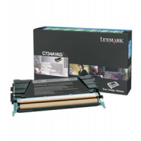 Lexmark C734A1KG, Return Program Toner Cartridge Black, C734, C736, X736, X738- Original 