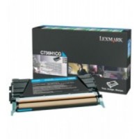 Lexmark C736H1CG, Toner Cartridge HC Cyan, C736, X736, C738, X738- Original 