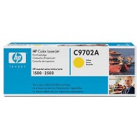 HP 1500, 1550, 2500 Toner Cartridge - Yellow Genuine (C9702A)