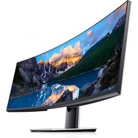 Dell U4919DW, 124.5 cm (49) 5120 x 1440 pixels UltraWide Dual Quad HD LCD 8 ms Black Silver