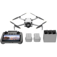 DJI CP.MA.00000735.02, Mini 4 Pro Fly More Combo with DJI RC 2, Folding Mini-Drone with 4K HDR Video Camera for Adults