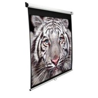  Elite M84NWV-WHITE Manual Pull Down Projection Screen
