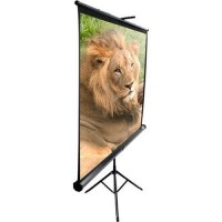 Elite T100UWH Tripod Pull Up Projection Screen