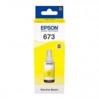 Epson C13T67344A, Ink Bottle Yellow, 70ml, L850, Ecotank L810, L800, L1800- Original