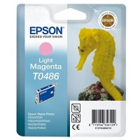 Epson T0486, Ink Cartridge Light Magenta, C13T04864010, Stylus Photo R200, R220, R300, R320- Original