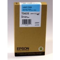 Epson T5635, T563500, Ink Cartridge HC Light Cyan, Pro 7800, 9800- Original