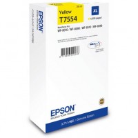 Epson T7554, Ink Cartridge HC Yellow, WF8010, 8090, 8510, 8590- Original