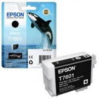 Epson T7601, Ink Cartridge Photo Black, SC-P600- Original
