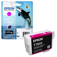 Epson T7603, Ink Cartridge Vivid Magenta, SC-P600- Original
